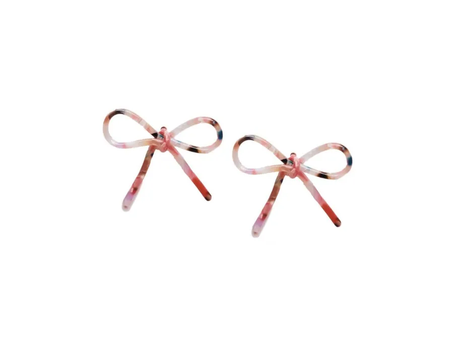 St. Armand's Multi-Colored Bow Earrings