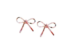St. Armand's Multi-Colored Bow Earrings