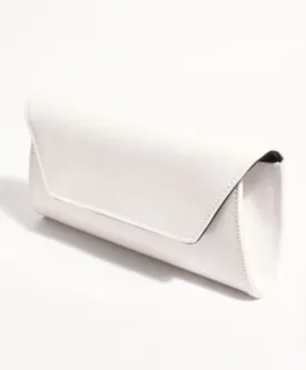 Suzie Gloss Fold Over Clutch Stone