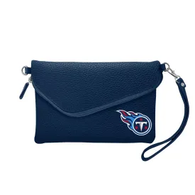 Tennessee Titans Fold Over Crossbody Pebble