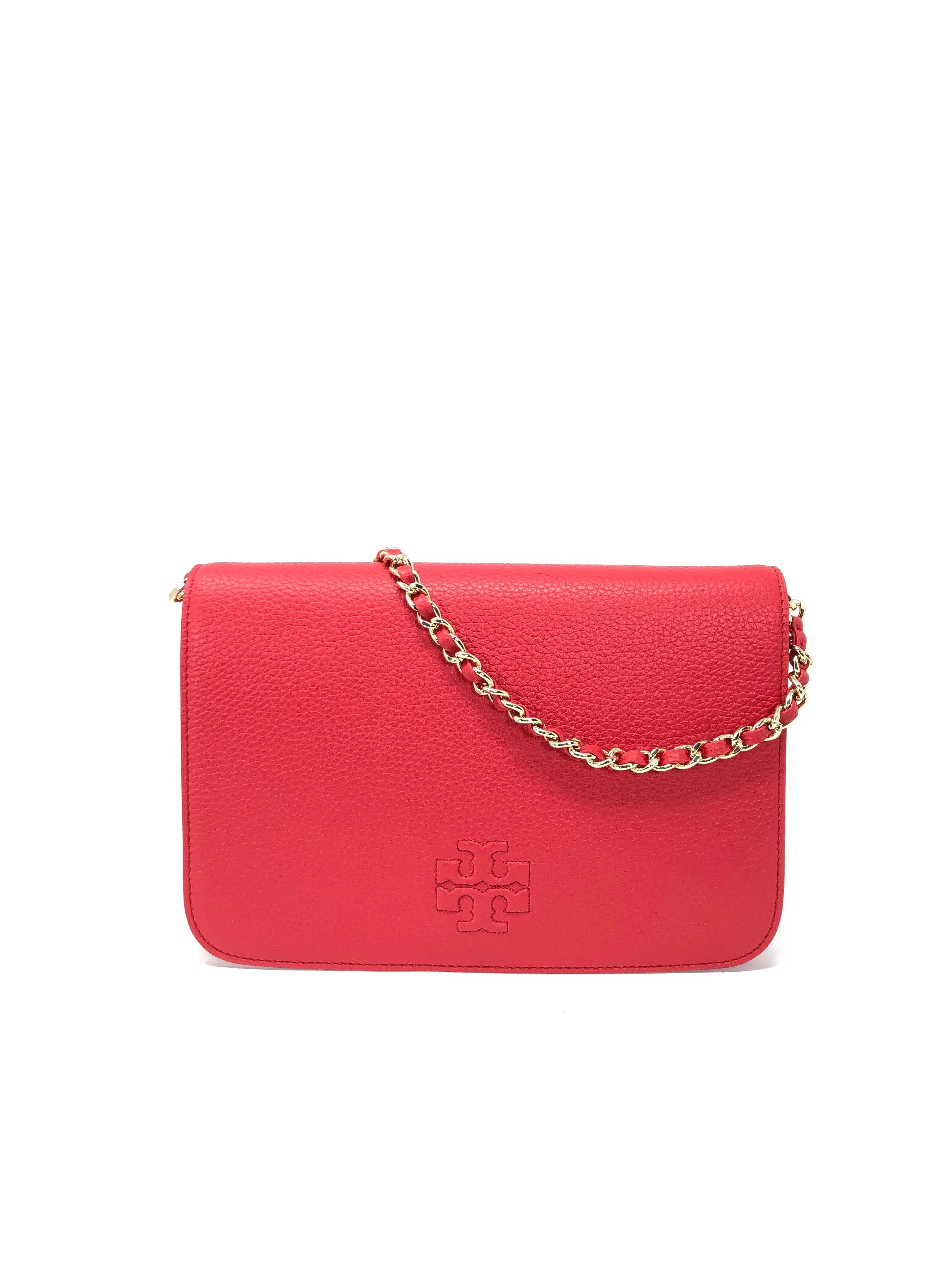 Tory Burch Liberty Red Thea Clutch
