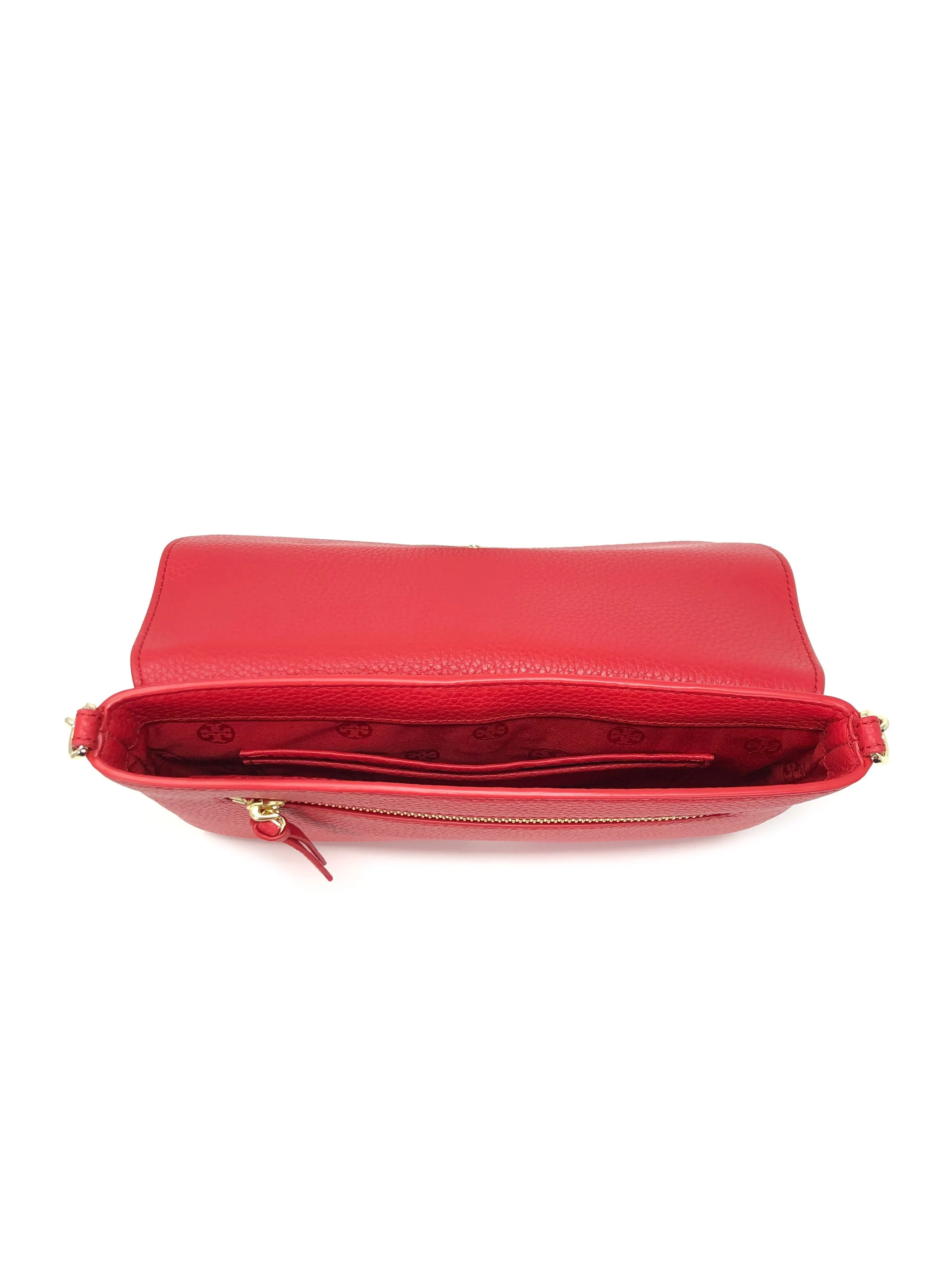 Tory Burch Liberty Red Thea Clutch