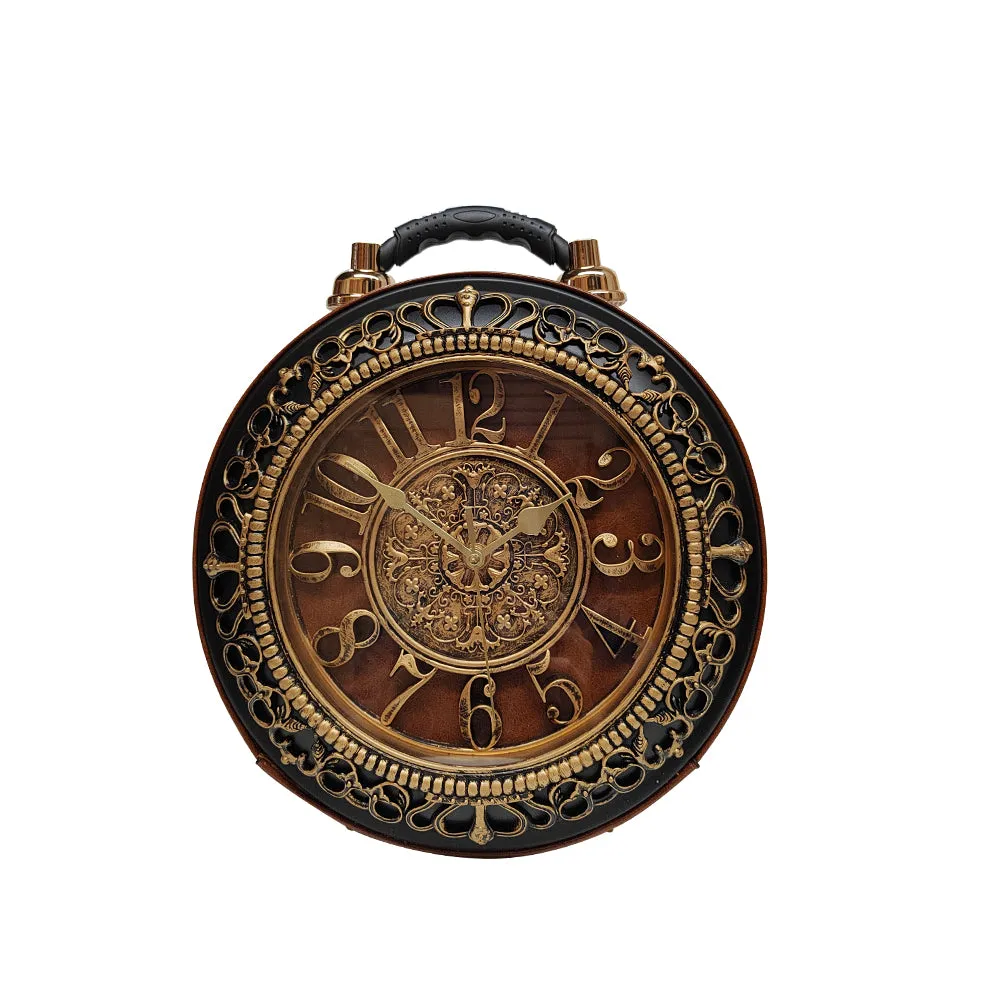 vegan Leather Clock Satchel