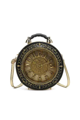 vegan Leather Clock Satchel