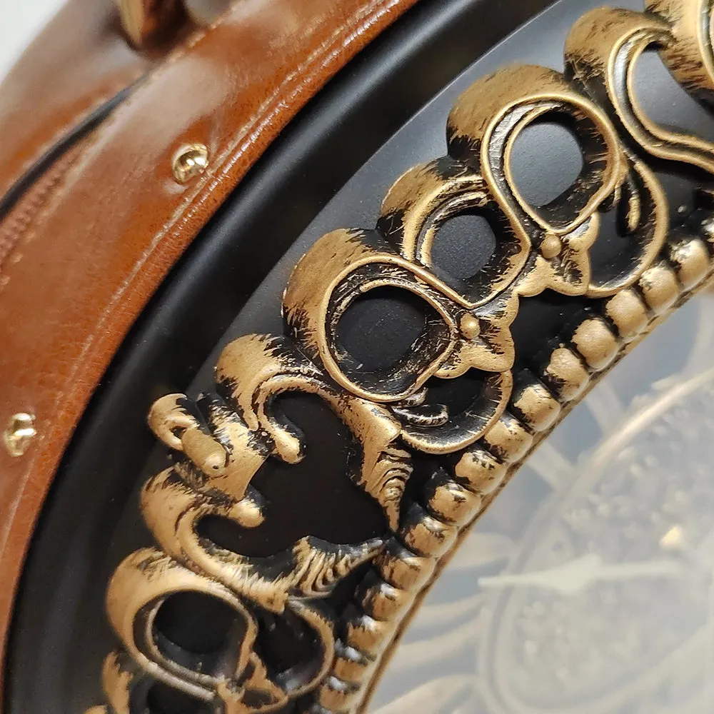 vegan Leather Clock Satchel