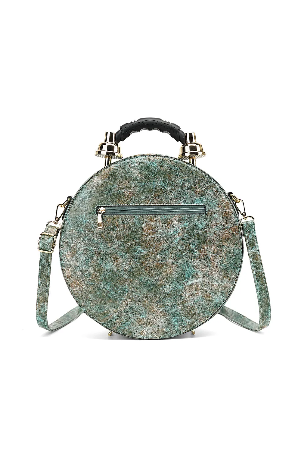 vegan Leather Clock Satchel