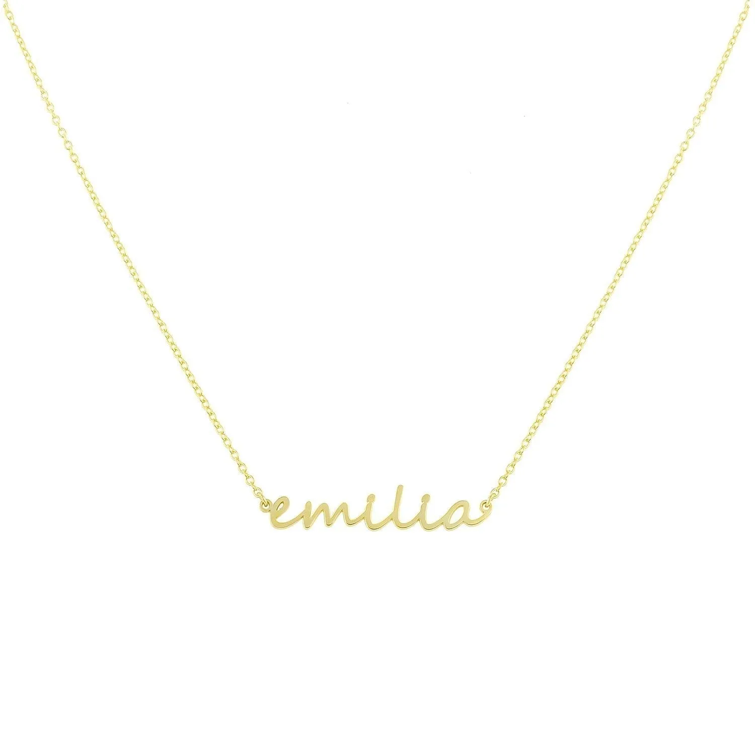 Water Resistant Custom Dainty Name Necklace