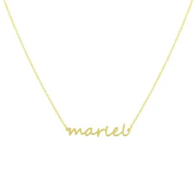 Water Resistant Custom Dainty Name Necklace