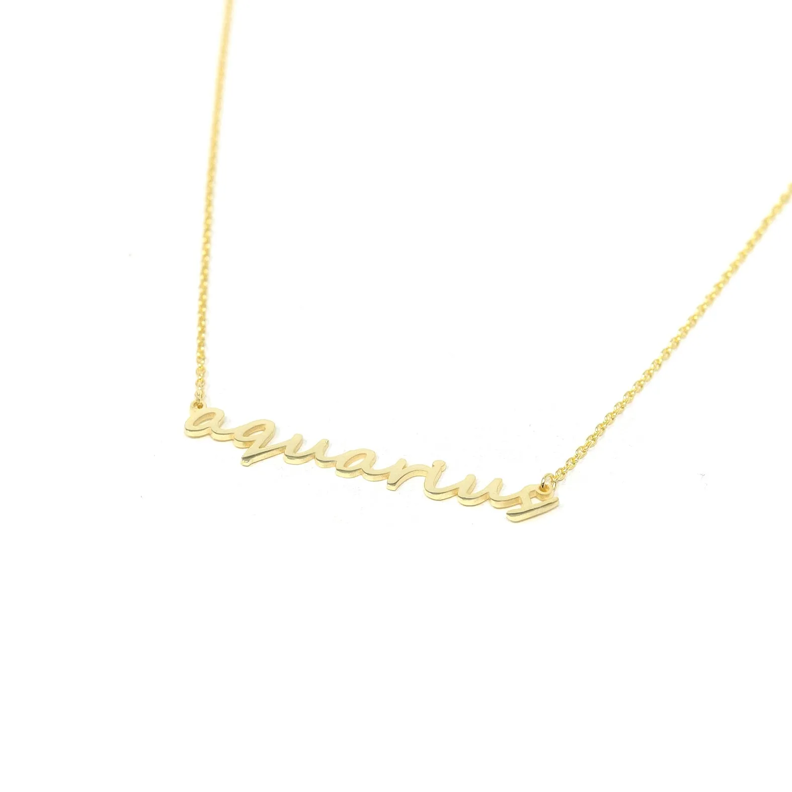 Water Resistant Custom Dainty Name Necklace