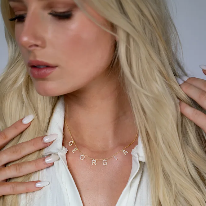 Water Resistant It’s All in a Name® Personalized Necklace